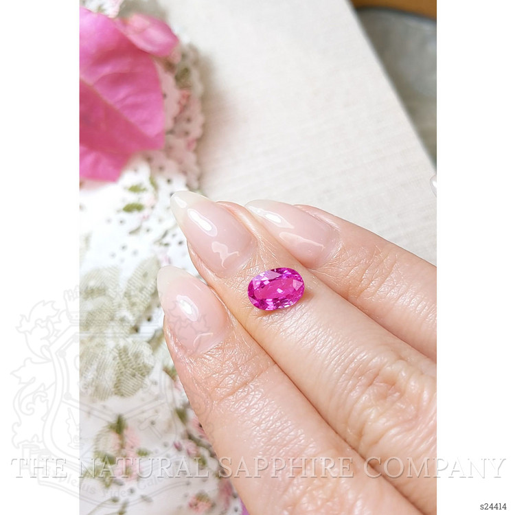 2.04 Ct. Pink Sapphire from Ceylon (Sri Lanka)