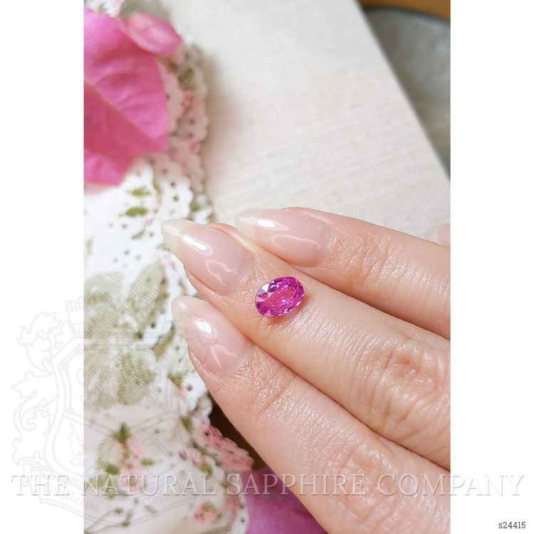 2.04 Ct. Pink Sapphire from Ceylon (Sri Lanka)