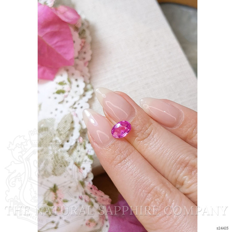 2.04 Ct. Pink Sapphire from Ceylon (Sri Lanka)