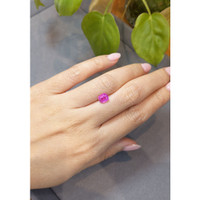 1.88 Ct. Pink Sapphire from Ceylon (Sri Lanka) Life Style
