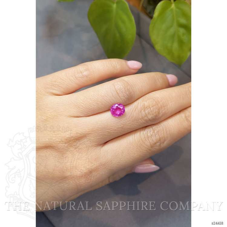 2.18 Ct. Pink Sapphire from Ceylon (Sri Lanka)