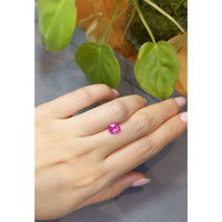 1.96 Ct. Pink Sapphire from Ceylon (Sri Lanka) Life Style