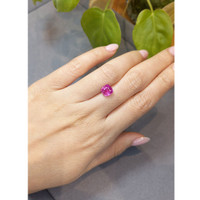 2.73 Ct. Purplish Pink Sapphire from Ceylon (Sri Lanka) Life Style