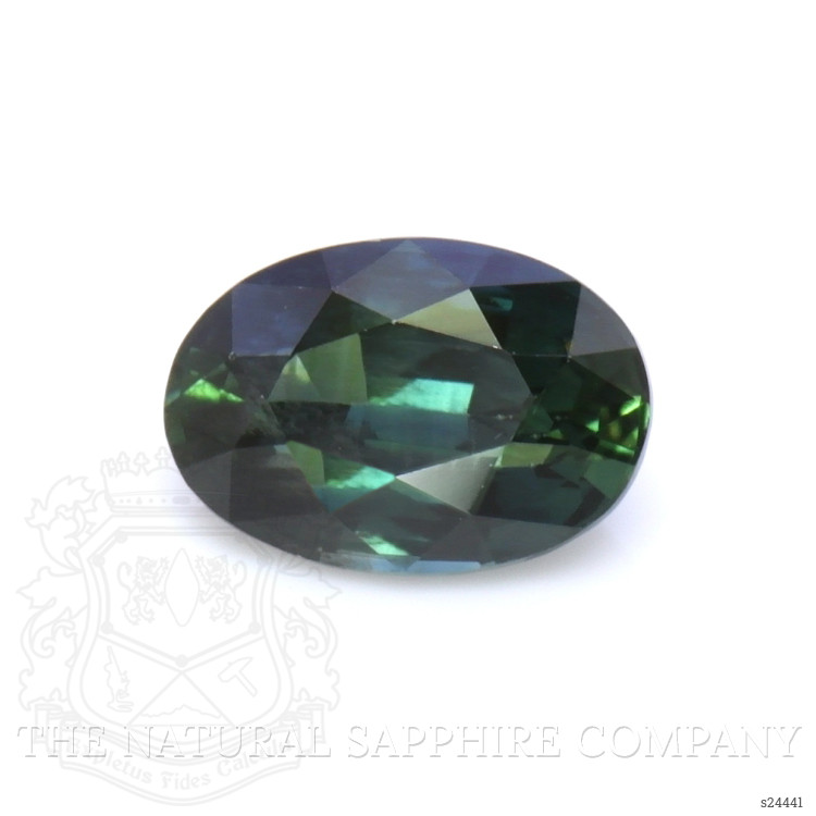 1.04 Ct. Bluish Green Sapphire from Ceylon (Sri Lanka)