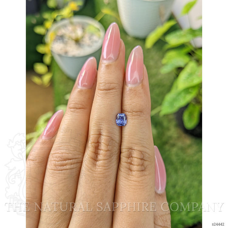 0.64 Ct. Violet Sapphire from Ceylon (Sri Lanka)
