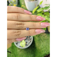 0.64 Ct. Violet Sapphire from Ceylon (Sri Lanka) Life Style
