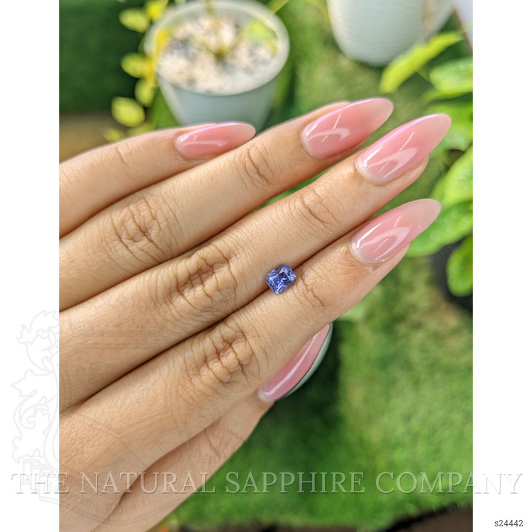 0.64 Ct. Violet Sapphire from Ceylon (Sri Lanka)