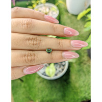 0.76 Ct. Bluish Green Sapphire from Ceylon (Sri Lanka) Life Style