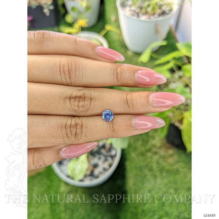 0.98 Ct. Blue Sapphire from Ceylon (Sri Lanka)