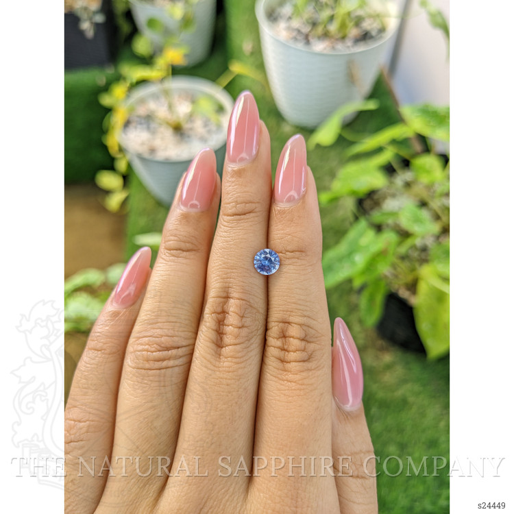 0.98 Ct. Blue Sapphire from Ceylon (Sri Lanka)