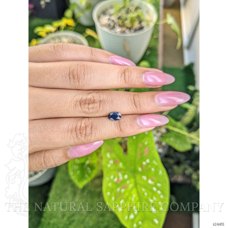 1.00 Ct. Blue Sapphire from Ceylon (Sri Lanka)