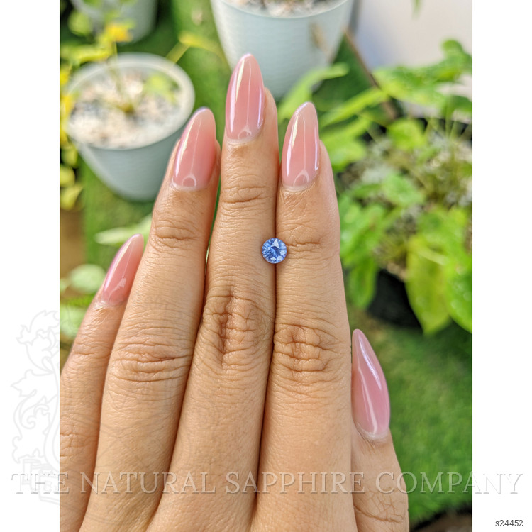 0.71 Ct. Blue Sapphire from Ceylon (Sri Lanka)