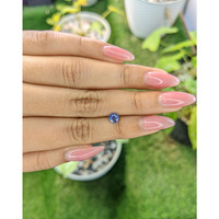 0.61 Ct. Blue Sapphire from Ceylon (Sri Lanka) Life Style