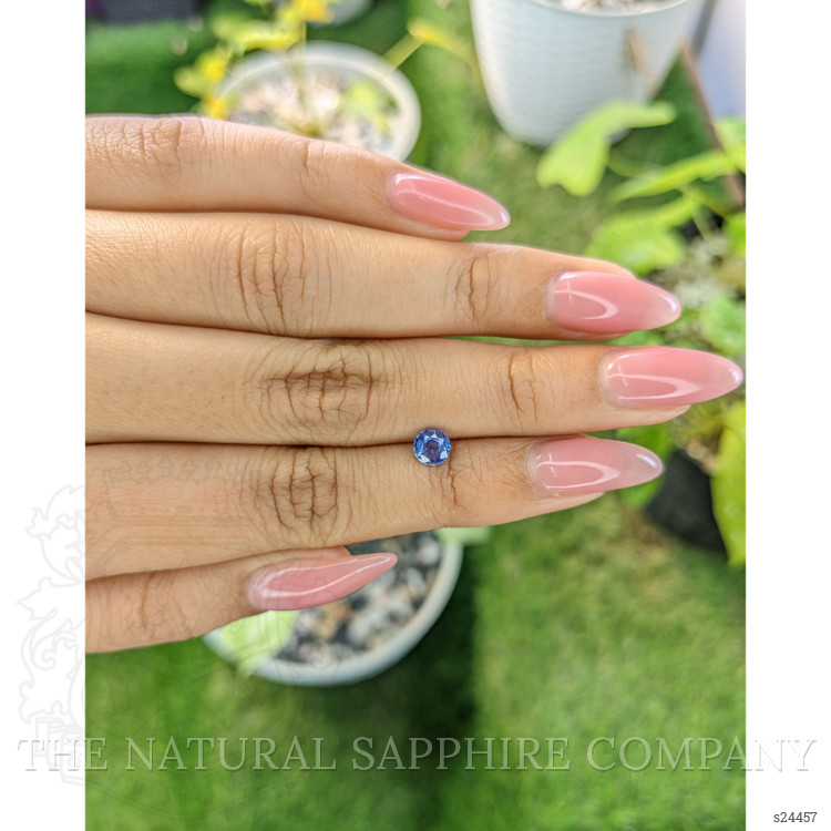 0.61 Ct. Blue Sapphire from Ceylon (Sri Lanka)