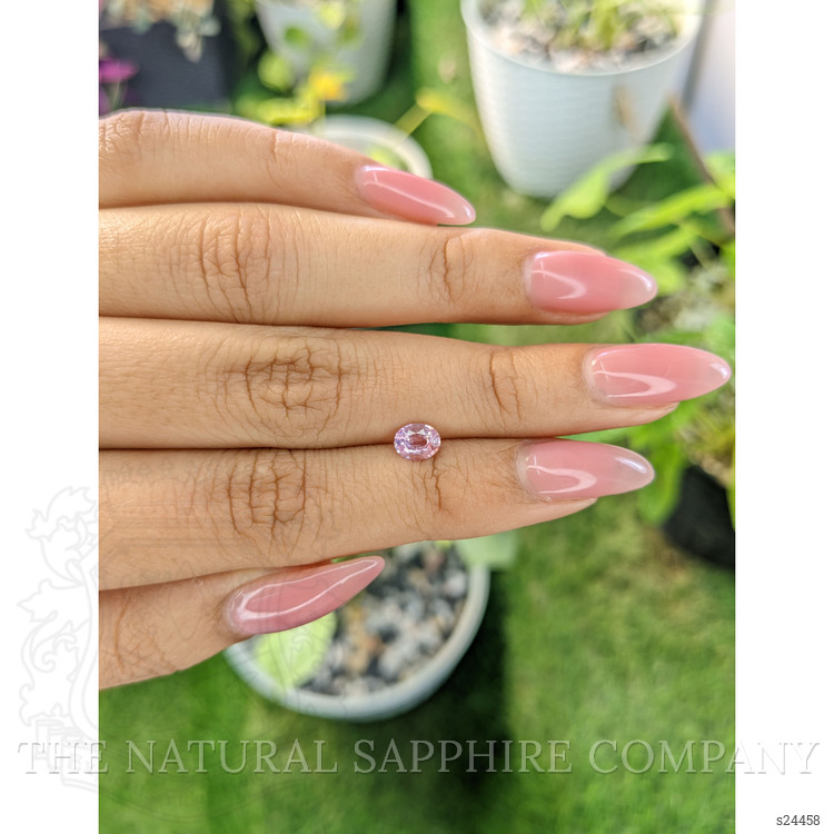 0.63 Ct. Pink Sapphire from Ceylon (Sri Lanka)