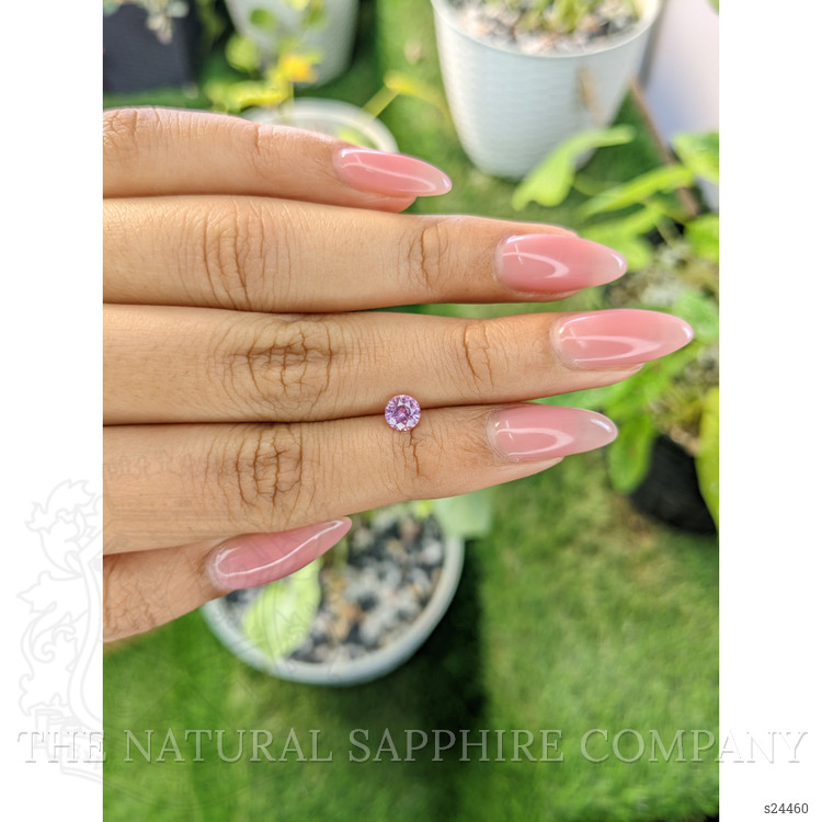 0.59 Ct. Purplish Pink Sapphire from Ceylon (Sri Lanka)