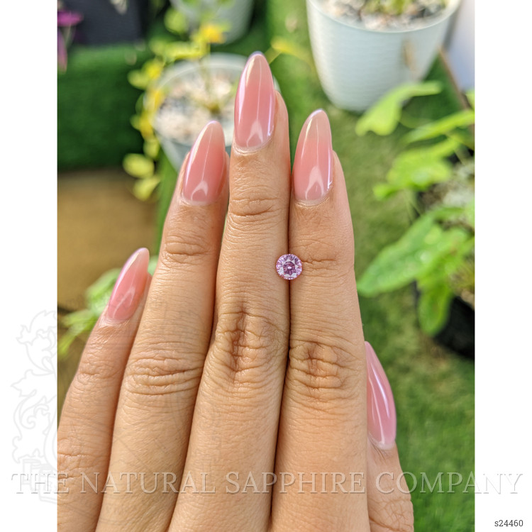 0.59 Ct. Purplish Pink Sapphire from Ceylon (Sri Lanka)