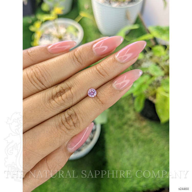 0.59 Ct. Purplish Pink Sapphire from Ceylon (Sri Lanka)