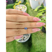 0.64 Ct. Blue Sapphire from Ceylon (Sri Lanka) Life Style