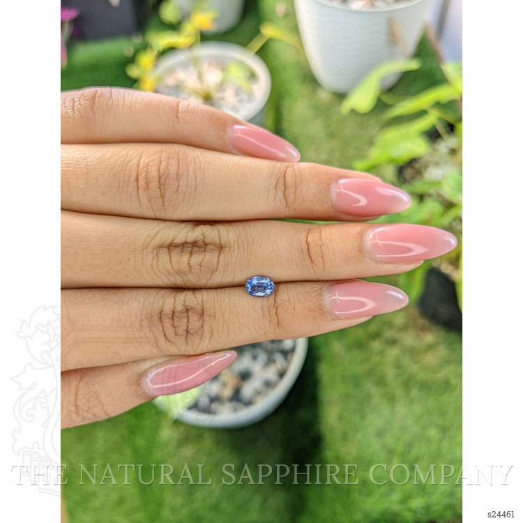0.64 Ct. Blue Sapphire from Ceylon (Sri Lanka)