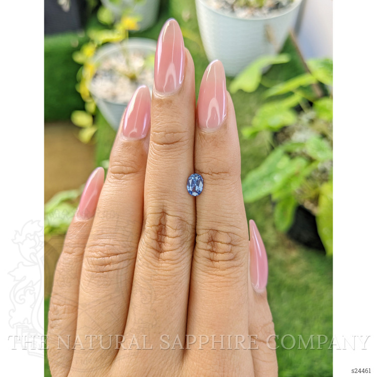 0.64 Ct. Blue Sapphire from Ceylon (Sri Lanka)