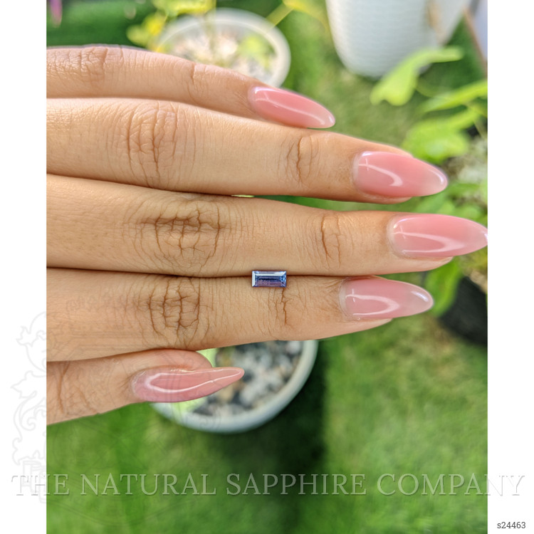 0.58 Ct. Blue Sapphire from Ceylon (Sri Lanka)
