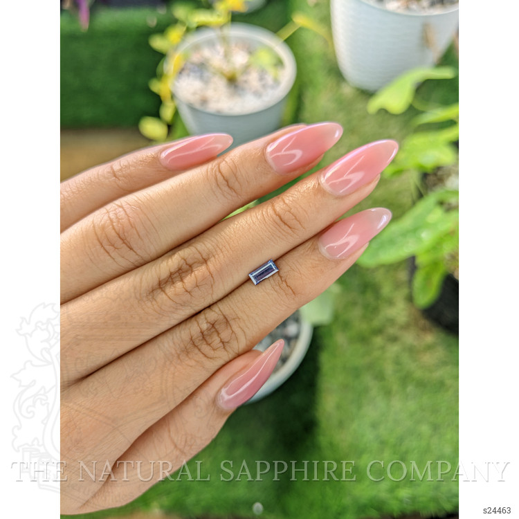 0.58 Ct. Blue Sapphire from Ceylon (Sri Lanka)