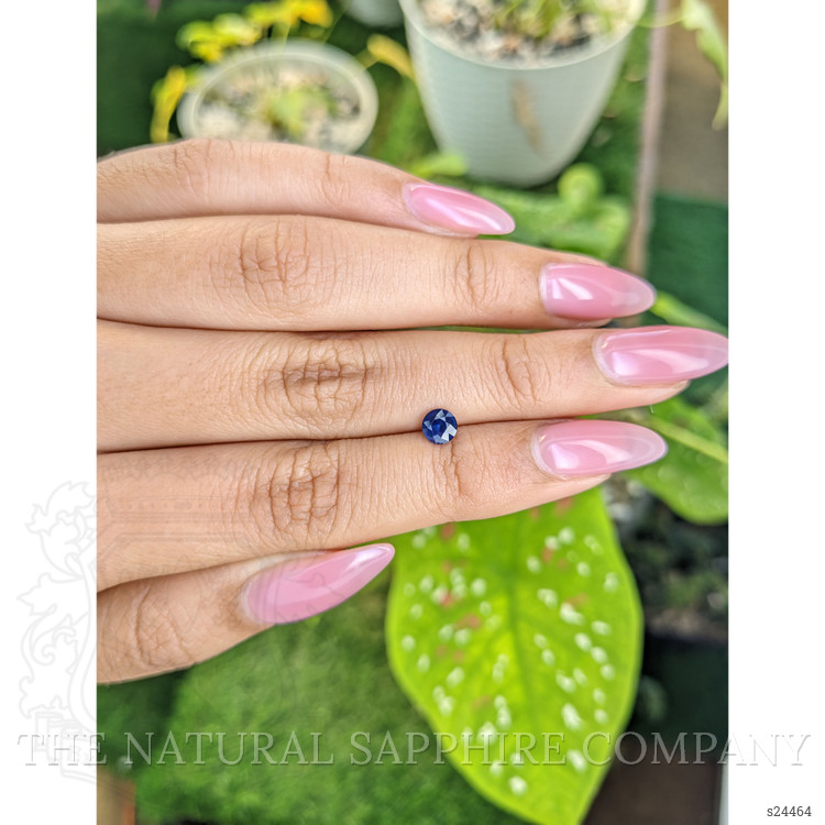 0.56 Ct. Blue Sapphire from Ceylon (Sri Lanka)