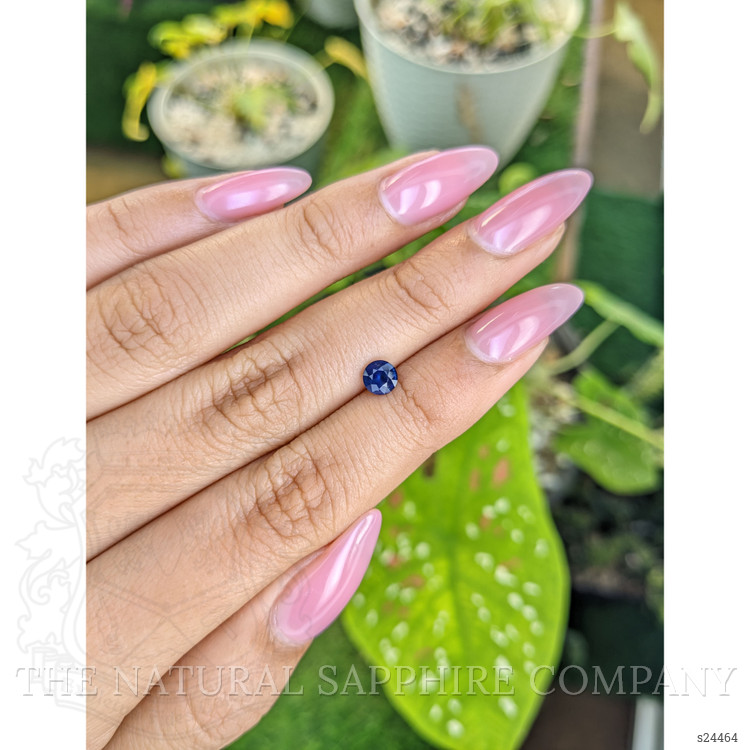0.56 Ct. Blue Sapphire from Ceylon (Sri Lanka)