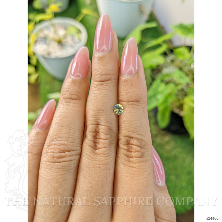 0.38 Ct. Bi Color Sapphire from Ceylon (Sri Lanka)