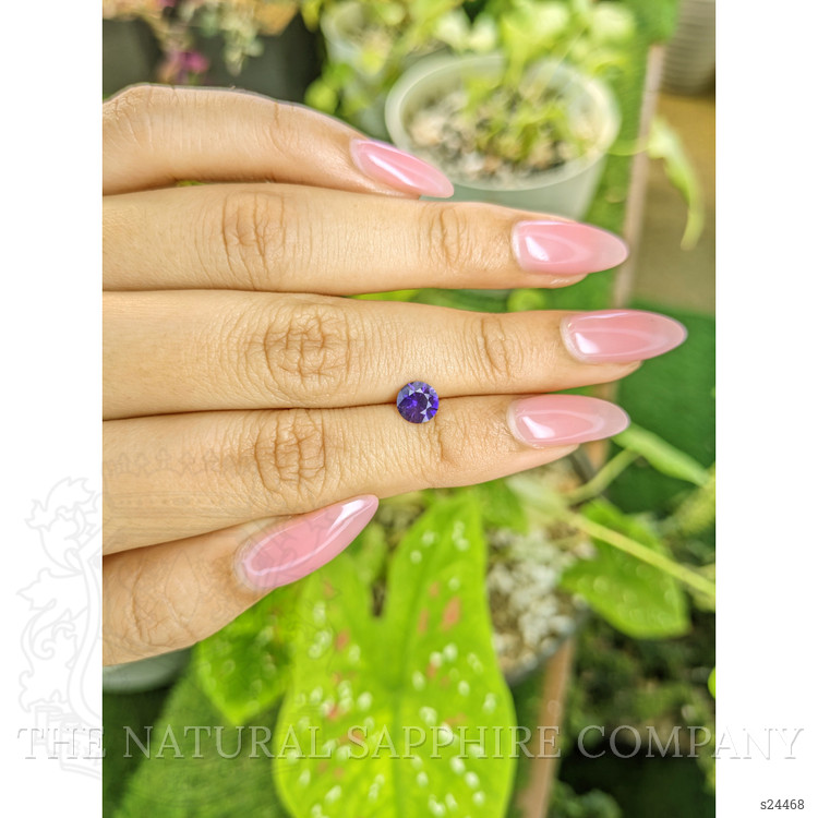 0.91 Ct. Color Change Sapphire from Ceylon (Sri Lanka)