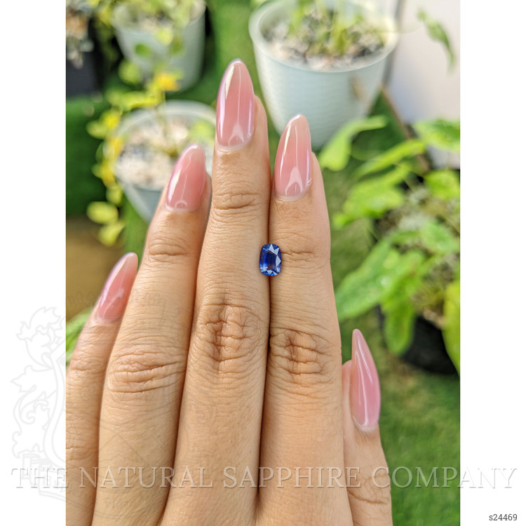 0.80 Ct. Bi Color Sapphire from Ceylon (Sri Lanka)