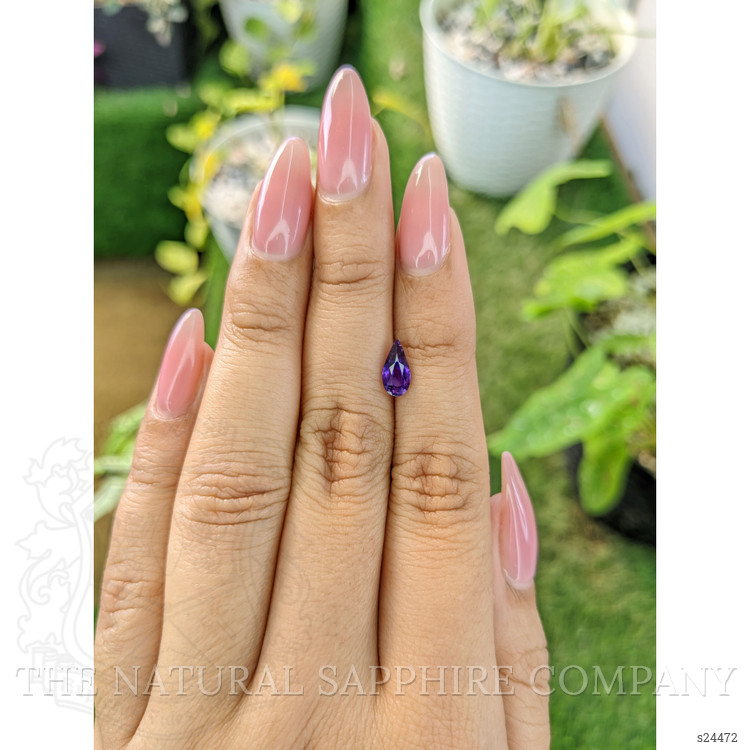 0.92 Ct. Bi Color Sapphire from Ceylon (Sri Lanka)