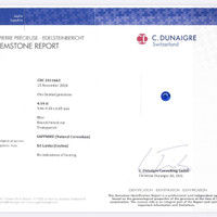 4.54 Ct. Blue Sapphire from Ceylon (Sri Lanka) Scan Report