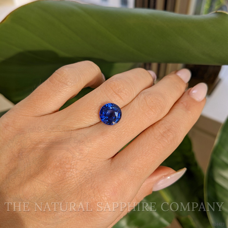 4.54 Ct. Blue Sapphire from Ceylon (Sri Lanka)