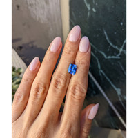 2.62 Ct. Blue Sapphire from Ceylon (Sri Lanka) Life Style