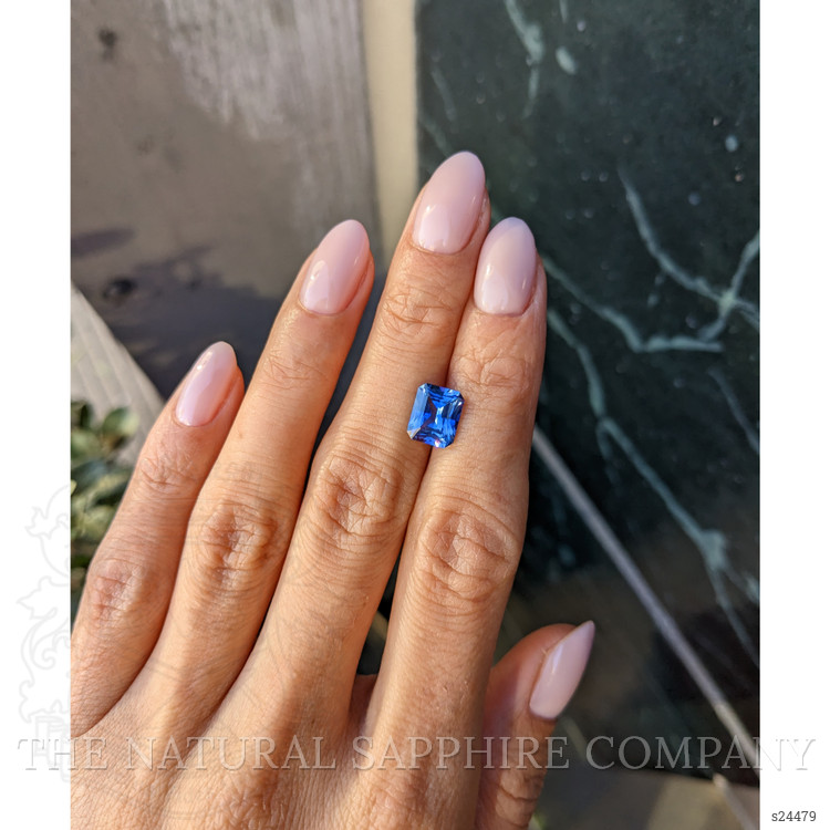 2.62 Ct. Blue Sapphire from Ceylon (Sri Lanka)