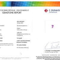 3.24 Ct. Pink Sapphire from Ceylon (Sri Lanka) Scan Report
