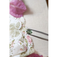 2.07 Ct. Bluish Green Sapphire from Ceylon (Sri Lanka) Life Style