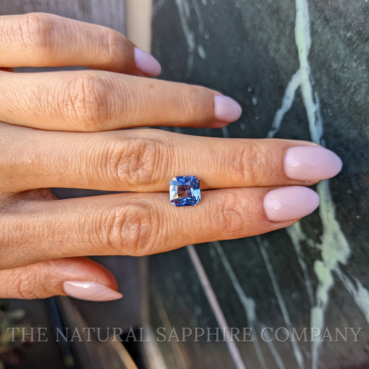 2.40 Ct. Purplish Blue Sapphire from Ceylon (Sri Lanka)