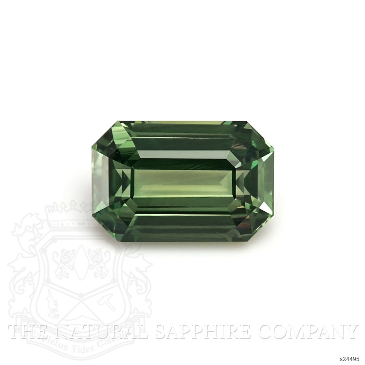 3.55 Ct. Green Sapphire from Ceylon (Sri Lanka)