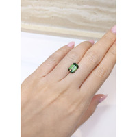 3.55 Ct. Green Sapphire from Ceylon (Sri Lanka) Life Style