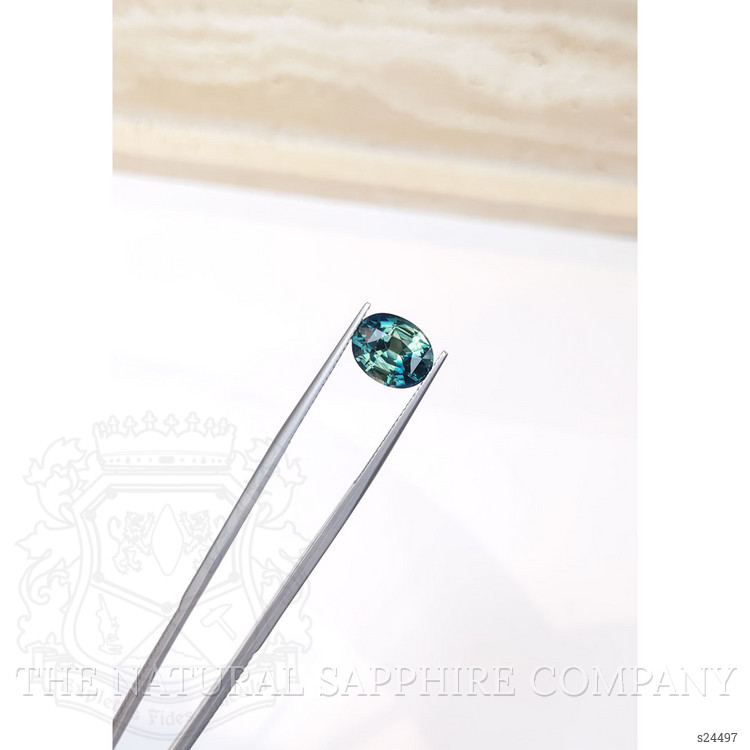5.03 Ct. Bluish Green Sapphire from Madagascar