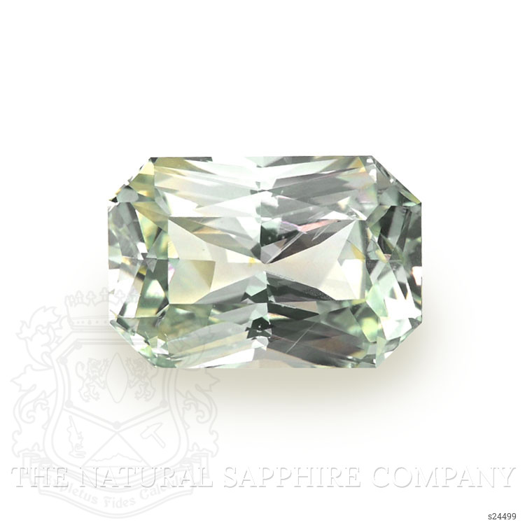 6.45 Ct. Yellowish Green Sapphire from Ceylon (Sri Lanka)