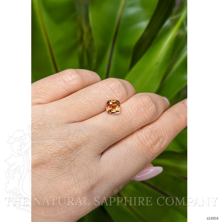 1.87 Ct. Orange Sapphire from Ceylon (Sri Lanka)