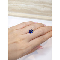 3.03 Ct. Blue Sapphire from Ceylon (Sri Lanka) Life Style
