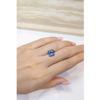 4.61 Ct. Blue Sapphire from Ceylon (Sri Lanka) Life Style
