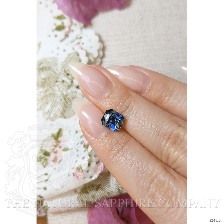 3.04 Ct. Blue Sapphire from Ceylon (Sri Lanka)