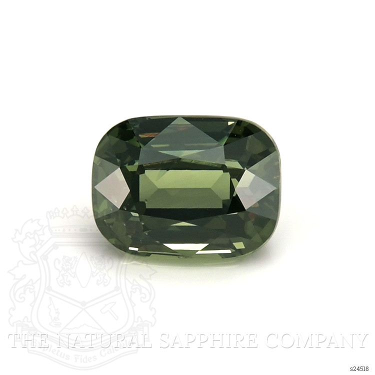 4.05 Ct. Green Sapphire from Ceylon (Sri Lanka)