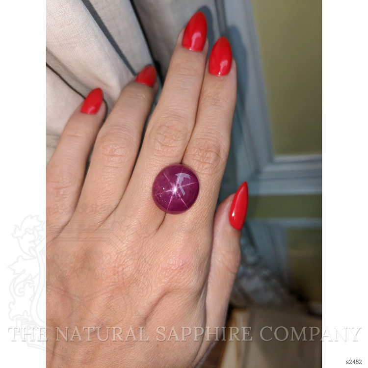 27.41 Ct. Star Ruby from Vietnam